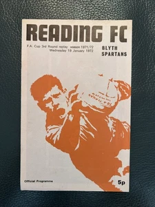 19.1.1972. Reading v Blyth Spartans, (FA Cup 3rd R, Replay). - Picture 1 of 3