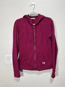 Burberry Brit Signature Nova Checks Hoodie Jacket Equestrian Logo Pockets Sz XL - Picture 1 of 10