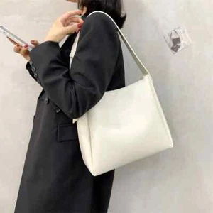 Leather Tote Bag Women Shoulder Side Bag Handbags and Purses - Picture 1 of 29