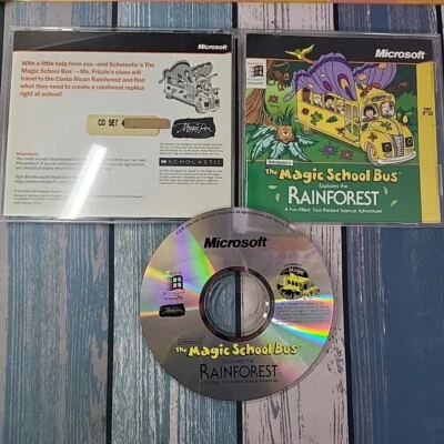 The Magic School Bus: Explores The Rainforest PC Game Microsoft, Scholastic, VG+ - Image 1 of 4