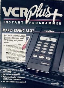 Programador Instantáneo GEMSTAR VCR Plus De Colección Nuevo en Caja NUEVO - Imagen 1 de 5