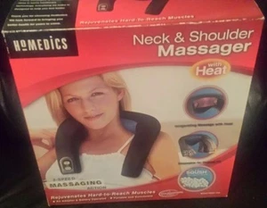 NECK AND SHOULDER MASSAGER BY HOMEDICS WITH HEAT IN ORIGINAL BOX - Picture 1 of 1