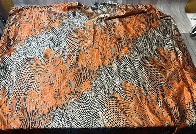 BOBBIE BROOKS 软动物印花 KIMONO KAFTAN TOP NIGHTGOWN LOUNGER-ONE 尺寸。 — 第 1/4 张图片