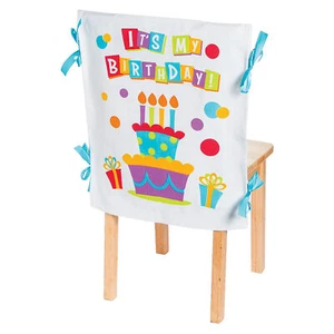 "It's My Birthday!" Chair Cover - School Birthdays - Party Decorations - 1 piece - Picture 1 of 2