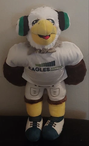 Philadelphia Eagles NFL 15" Swoop 00 Autism Foundation Mascot Plush Rare foco Cover