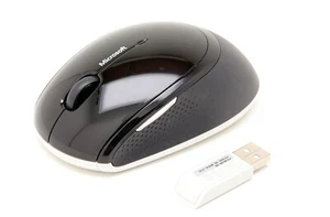 Microsoft Wireless Mouse 5000 Optical & Laser 387 + USB Dongle PARTS/REPAIR - Picture 1 of 5