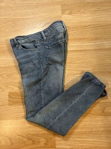 Girls Skinny Jeans Lucky Brand Youth Adjustable Waist Blue Denim Pants Size 10 - Picture 1 of 7