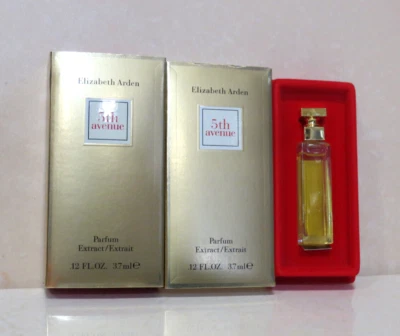 ELIZABETH ARDEN 5TH AVENUE PARFUM EXTRACT 0.12 OZ BOXED LOT OF 2 — 第 1/2 张图片