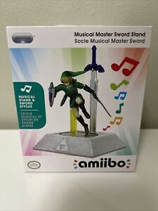 New Factory Sealed PDP/Nintendo Zelda Musical Master Sword Stand Amiibo RARE!