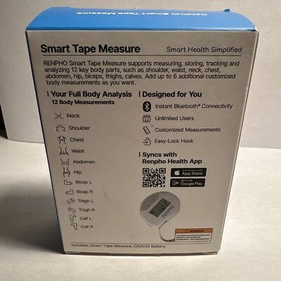 Bluetooth Measuring Tapes for Body Measuring, Weight Loss, Muscle Gain RENPHO - Image 1 of 3