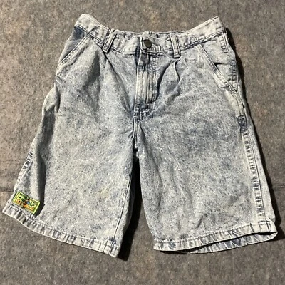 Pantalones Cortos Deportivos Wrangler Vintage Años 90 Niños Talla 27 Jean Lavado Ácido Foto 1 de 4