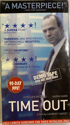 Time Out (VHS, 2003) Demo Movie Very Rare!!! Brand New Never Opened!!! - Image 1 of 2