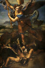 Raphael - Saint Michael Vanquishing Satan (1518) Photo Poster Painting Art Print
