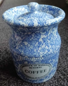 FREDERICK RATHBONE TRADITIONELLES GESCHIRR BURGESS CHINTZ KAFFEEKANISTER MIT DECKEL - Bild 1 von 6