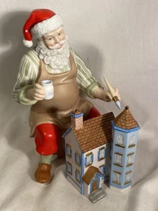 Lenox 2007 Santa's Dream Puppenhaus 2-teiliges Set Weihnachtsmann Finishes Malerei Puppenhaus - Bild 1 von 17