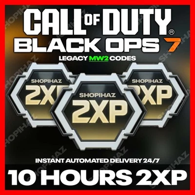 Call of Duty Black Ops 7 (BO7) ✅ 10 Hours Double XP 2XP | 🟢MW2 Codes | Global✅ - Image 1 of 4