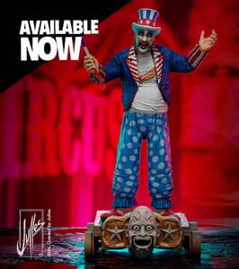 Captain Spaulding 3D Prined Figure, Unpainted Rob Zombie Horror Model Kit - Picture 1 of 6