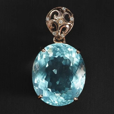 Magníficos pingentes de prata esterlina 925 feitos à mão azul-marinha 28,65 ct - Imagem 1 de 4