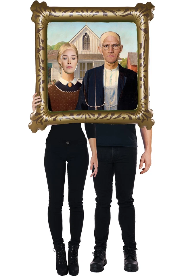 American Men Gothic Mock Painting Costume Accessory Halloween 6224 083 - Image 1 of 1
