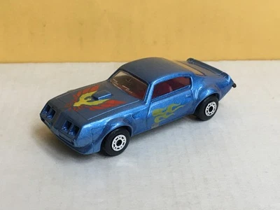 Matchbox Universal Associated Co. Pontiac Firebird  light blue Bulgarian base - Image 1 of 4