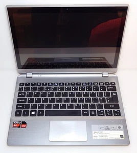 Acer Aspire V5-122P AMD A4 4GB RAM 500Gb HDD Windows 8 Touchscreen Silver Laptop - Picture 1 of 8