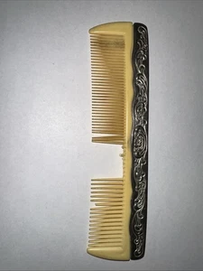 Vintage Antique Comb With Sterling/sterling Plated Cover  7.25 Inches - Picture 1 of 2
