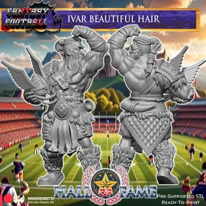 Ivar Beautiful Air Norse Fantasy Football convient a bloodbowl - Imagen 1 de 1
