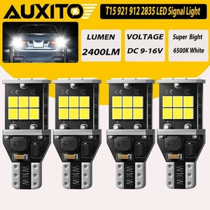 4X T15 921 912 LED Reverse Backup Light Bulbs W16W 916 6000K Super Bright White - Picture 1 of 14