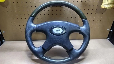 MOMO Olympic Steering Wheel 36cm wood Leather Combination - Image 1 of 4