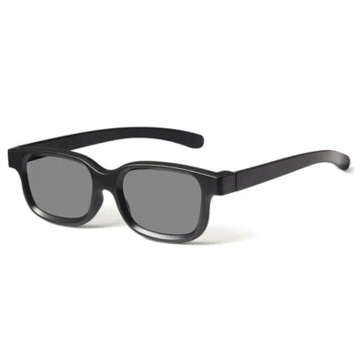 High Quality Universal Black 3D Glasses Passive Polarised Home Film TV Cinema UK - Image 1 of 4