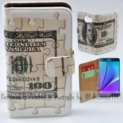 For Samsung Galaxy Note Series - USD $100 Puzzle Print Mobile Phone Case Cover - image 1 of 3