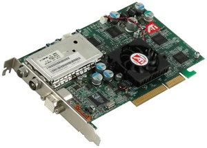 Graphic Card Ati 109-A09000-00 ALL-IN-WONDER RADEON 9600 128MB AGP Fm TV Av Out - Picture 1 of 2