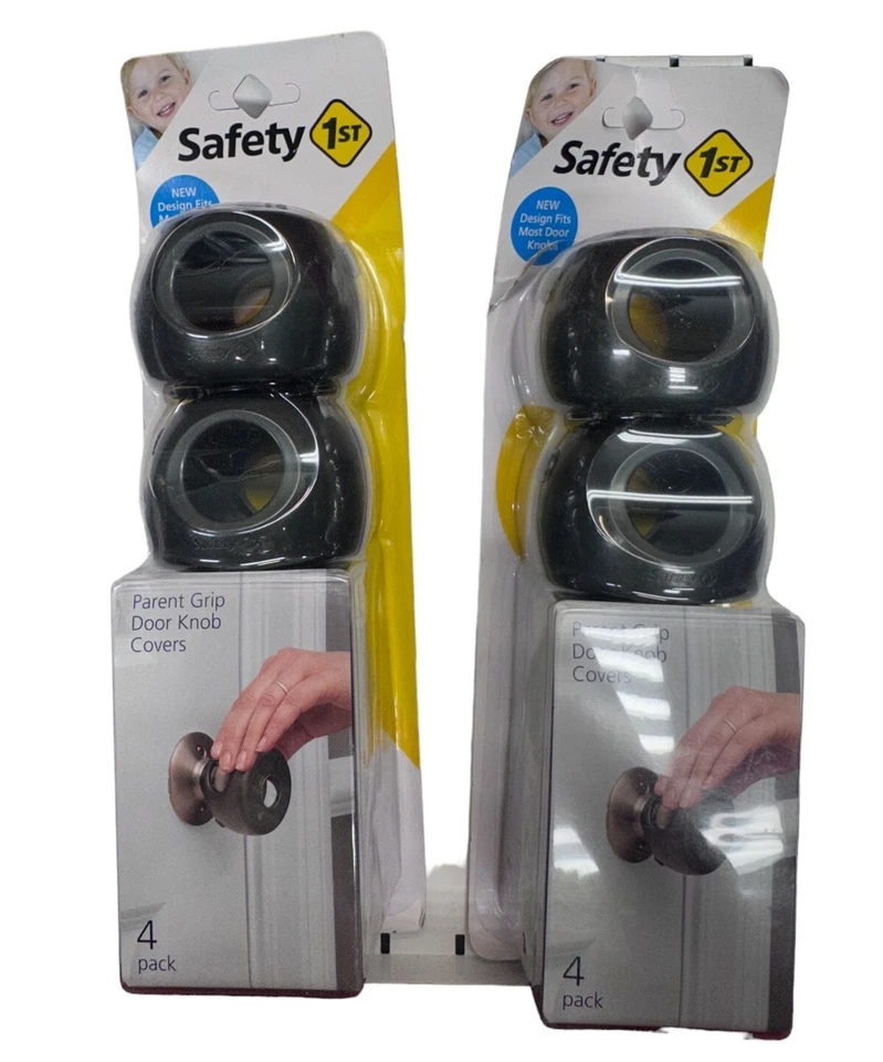 Safety 1st Charcoal Plastic Door Knob Covers 4 PK -case of 24