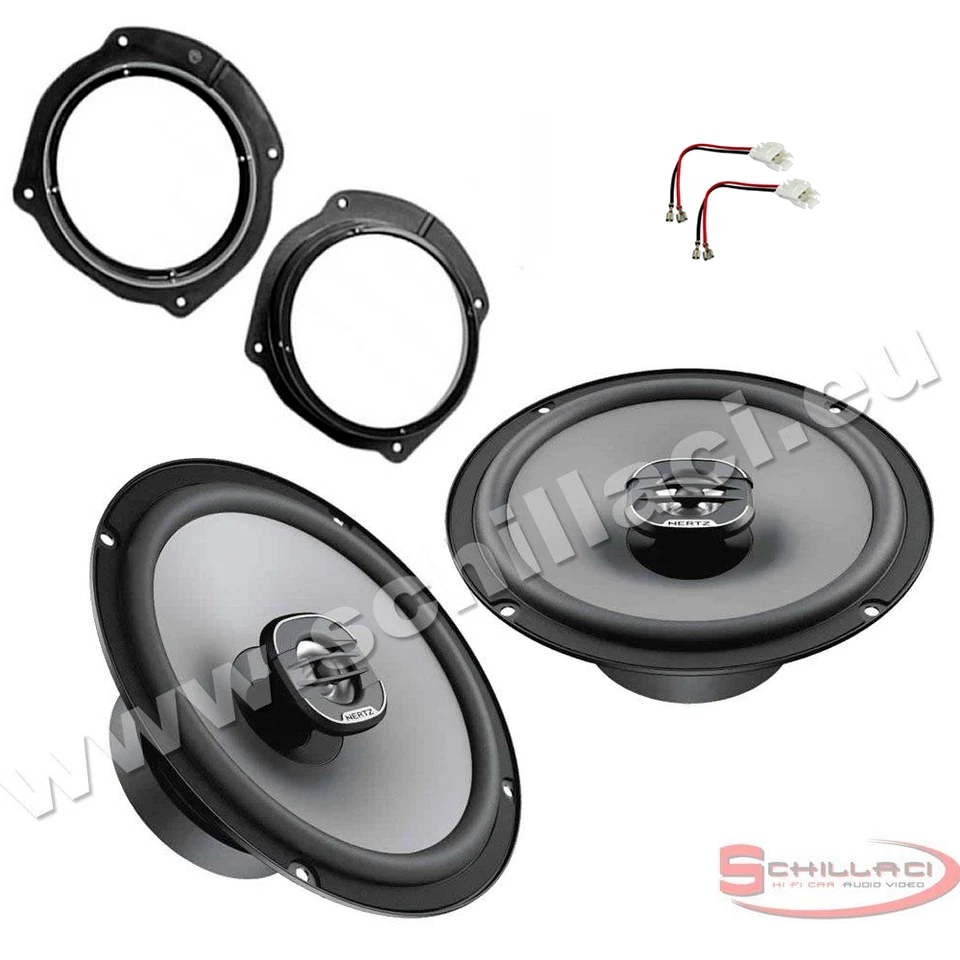 Kit casse altoparlanti ant/poste HERTZ per Lancia Delta 2008 - 2016 con adattato