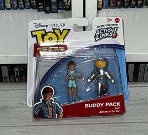 Disney Pixar Toy Story Buddy Pack Ken e Astronauta Barbie Mattel Raro HTF - Foto 1 di 7