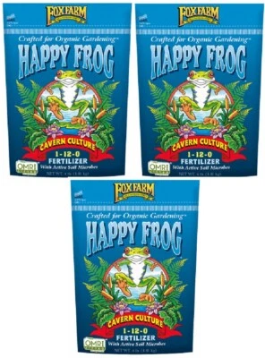 FoxFarm FX14630 4 lb Happy Frog Cavern Culture Guano Organic Fertilizer - Qty 3 - Image 1 of 2