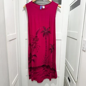 Midi Dress Boho Bohemian Hippie Blue Jean Super Soft High Low Beach Embroidered - Picture 1 of 7