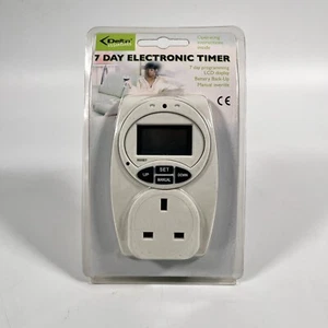 Delta Essential Electronic Timer Indoor Power 24-Hour/7-Day Programmable - Picture 1 of 3