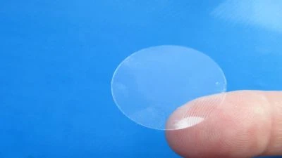 Clear GIFT WRAP Seal TABS Sticky Adhesive Sellotape Tape Discs Spots Dots Fixers - Image 1 of 3