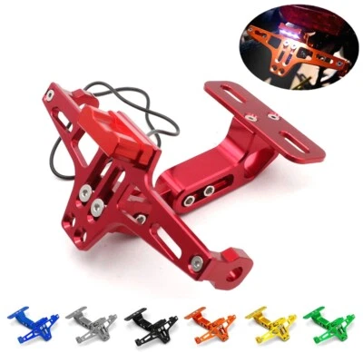 LED Rear License Plate Mount Holder Fit Ducati  Monster 620/695/696/750/796/1000 - Imagem 1 de 4