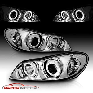 [Dual LED Halo] For 2000 2001 Infiniti I30 Projector Chrome Headlights Pair - Bild 1 von 11