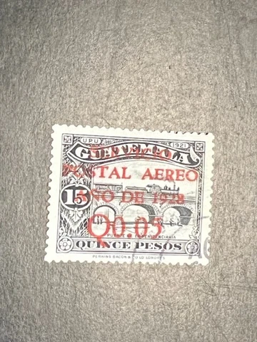 Guatemala stamp C5 used Cover