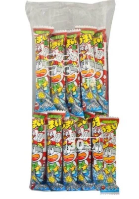 YANKIN Japanese Popular Snack UMAIBO Box 30Bars Japan Dagashi/Shrimp Mayonnaise flavor