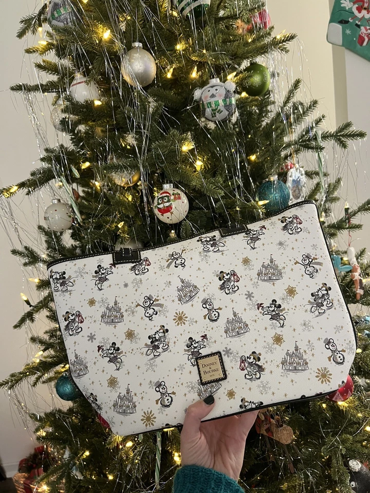 Disney Dooney & Bourke 2020 Holiday Tote Christmas Minnie Mickey Mouse Purse