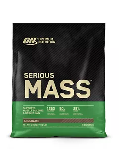 Optimum Nutrition Serious Mass | Weight Gain | High Calorie Shake |  5.4kg - Picture 1 of 4