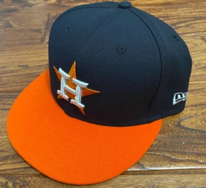 Maurico Dubon 2024 Houston Astros Game Used Worn Alternate Hat MLB Authentic #14 - Picture 1 of 6