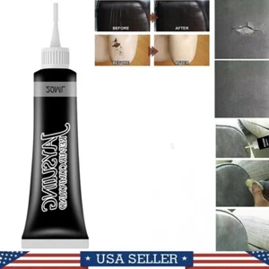 Advanced Leather Repair Kit Filler Vinyl DIY Car Seat Patch Sofa Rip Holes 20ML - Picture 1 of 10