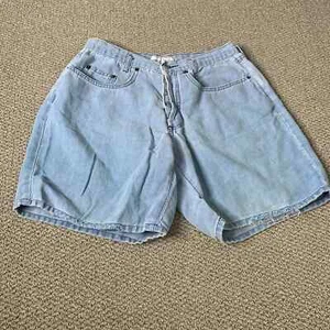 Guess Georges Marciano Womens Shorts 3 Juniors Denim Cotton Linen Blend Y2K USA - Picture 1 of 14