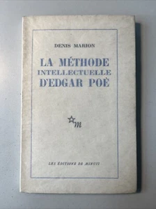 Denis MARION - ENVOI - La Méthode intellectuelle d'Edgar Poe - 1952 - Imagen 1 de 23