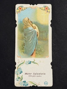 holy card chromolithography santino image pieuse "MADONNA DEL RIPOSO" - Picture 1 of 2